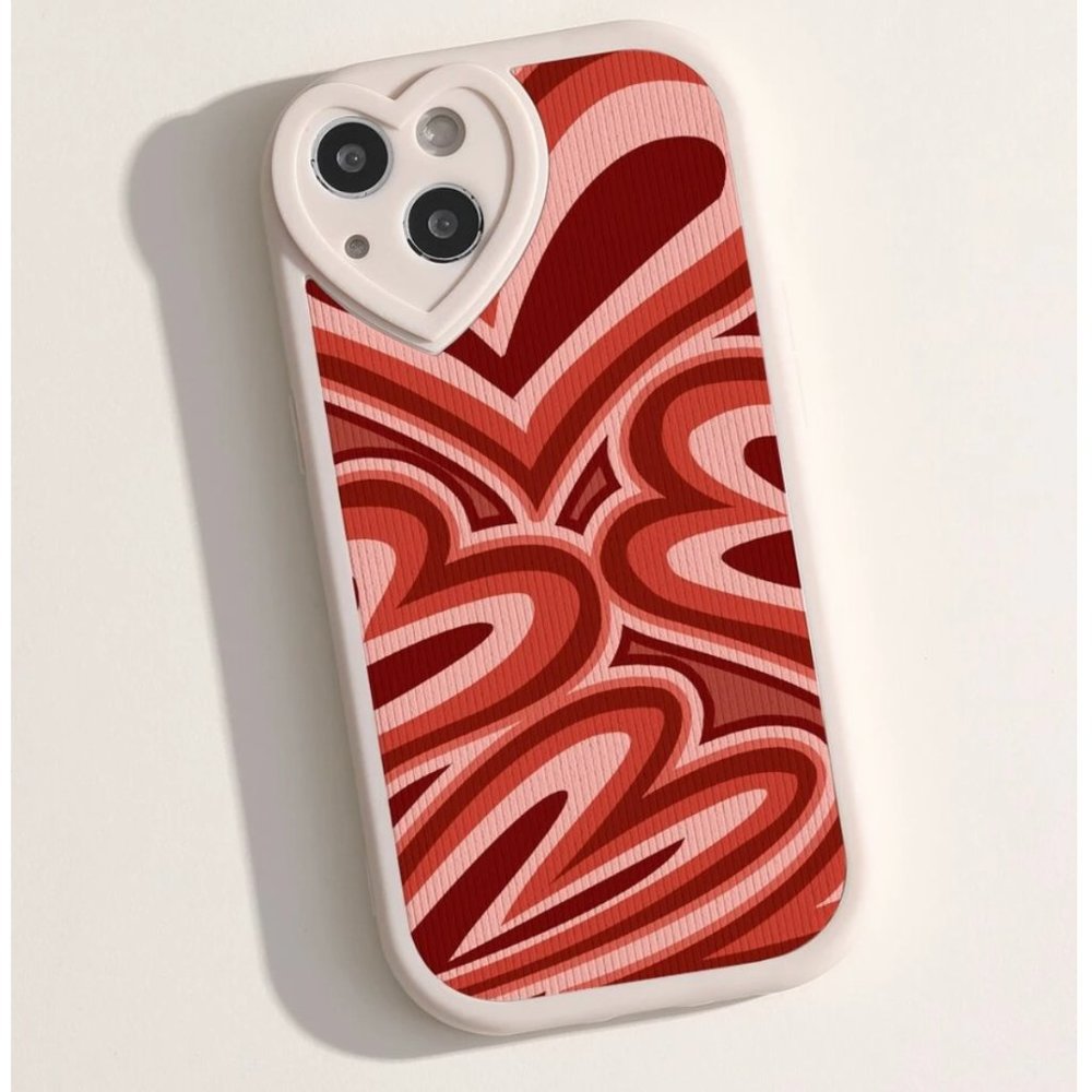 Heart Pattern Phone Case - Picture 3 of 6